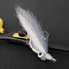 BWCflies Clouser Minnow - Grey / White