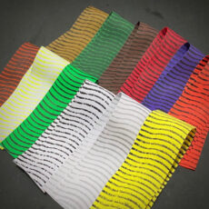 Hareline Barred Tarantu Legs - Rubber