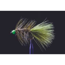 MTP Woolly Bugger - Olive with Fl Green Bead (FGB)