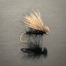 MTP Elk Hair Caddis - BLACK Dry Fly