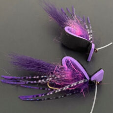 BWCflies Bass Gurgler - Black Purple