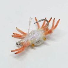 FlyzInc Alphlexo Crab in Clear with Salmon legs colour