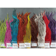 Hareline Grizzly Half Saddle Hackle