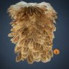 Wapsi Hen Saddle in Ginger Bleached colour #1