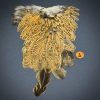 Wapsi Hen Saddle in Ginger Bleached colour #3