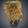 wapsi hen saddle speckled brown colour #2