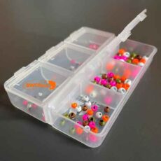 Hareline Slotted Tungsten Bead Assortment Box