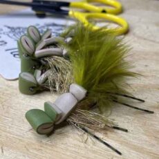 BWCflies Bass Gurgler - Low Key Tan / Olive