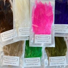 Bugtown Strung Saddle Hackle Feathers 5-7 Inch