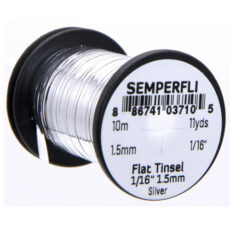Semperfli 1.5mm Mirror Tinsel - Silver
