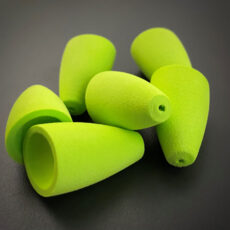 Rainy's Saltwater Popper heads Chartreuse- Small