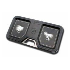 Cling Mag Grab Delta - Black with Dry Fly Design - Magnetic Fly Patch