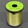Uni Waxed Thread 8/0 for fly tying in Olive Dun colour
