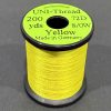 Uni Waxed Thread 8/0 for fly tying in Yellow colour