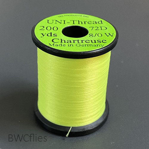 Uni 8/0 Waxed Thread - Chartreuse