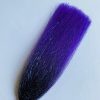 H20 Baitfish Fade Black to Dark Purple for Fly Tying