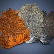 Hareline India Hen Back Group for tying fishing flies