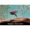 C Salt Flies Vampire Red Black for Bass fishing