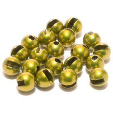 Hanak Metallic Olive Slotted Tungsten Beads for adding weight to your nymphs