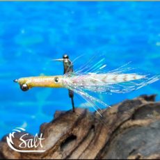 C Salt Flies Mylar Prawn Tan for Flathead fishing